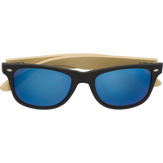 Custom Printed Bamboo Sunglasses - Image 1