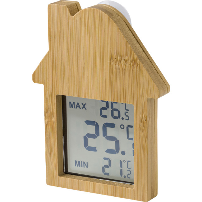 Custom Printed Bamboo Weather Station - Image 3