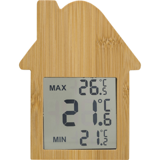 Custom Printed Bamboo Weather Station - Image 2