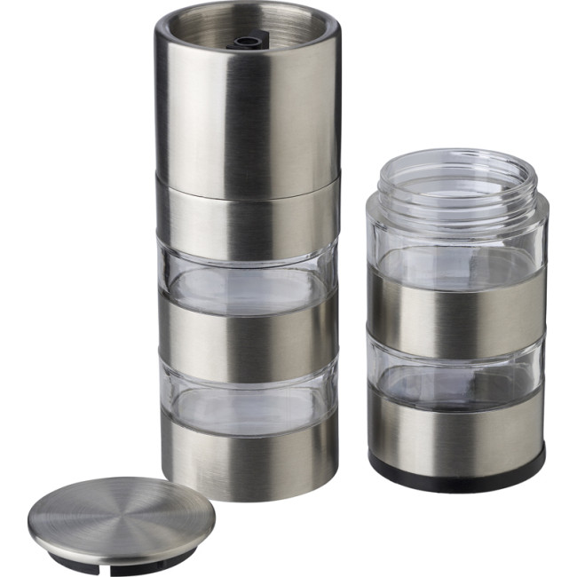 Custom Printed Stainless Steel Spice Grinder - Image 1