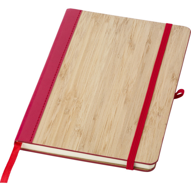 Custom Printed Bamboo Notebook - Image 1