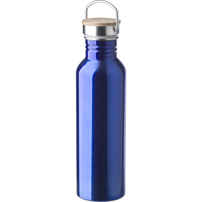 Custom Printed Stainless Steel Single Walled Drinking Bottle 700ml - Image 1