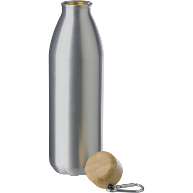 Custom Printed Aluminium Single Walled Bottle 750ml - Image 2