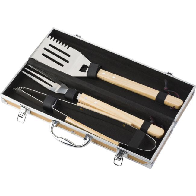 Custom Printed Barbecue Set 3pc - Image 2