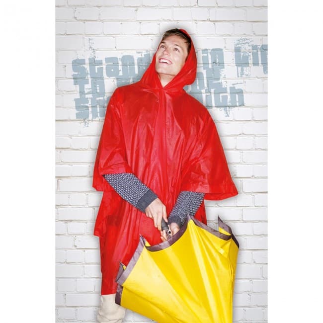 Custom Printed Raincoat In Pouch - Image 10