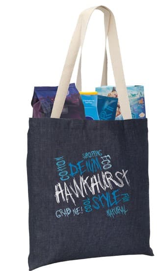 Custom Printed Hawkhurst' Denim Tote - Image 2