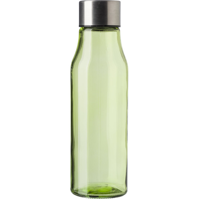 Custom Printed Glass And Stainless Steel Bottle 500ml - Image 3