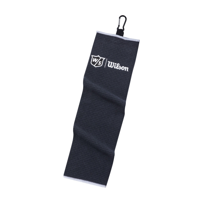 Custom Printed Wilson Staff Microfibre Tri-Fold Golf Towel Embroidered - Image 1