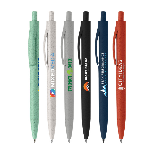 Custom Printed Zen Eco Wheat Plastic Pen