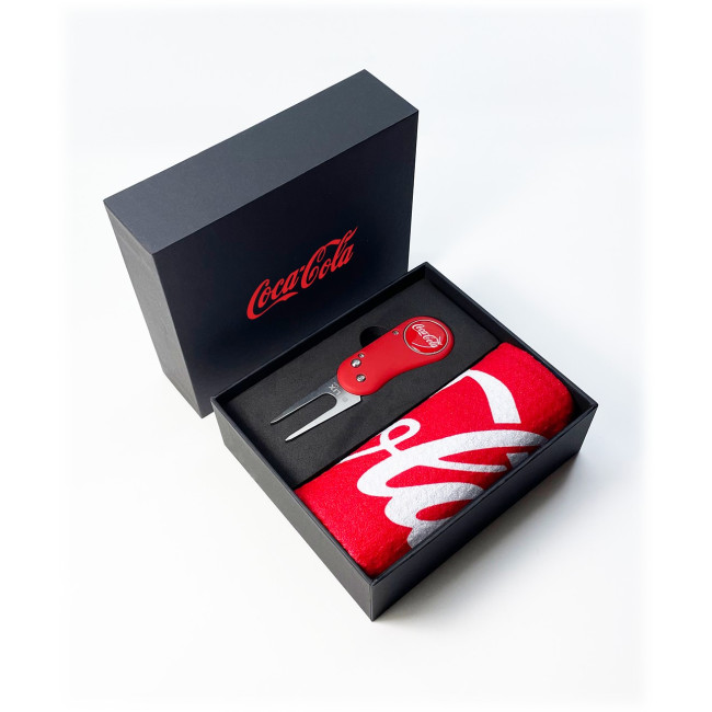 Custom Printed Towel And Flix Lite Golf Mini Presentation Box