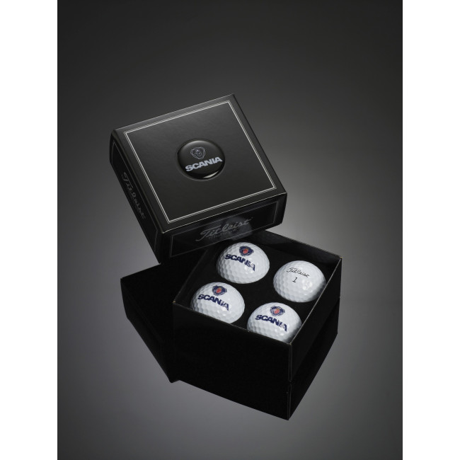 Custom Printed Titleist Tour Soft Golf Balls In A 4 Ball Dome Box