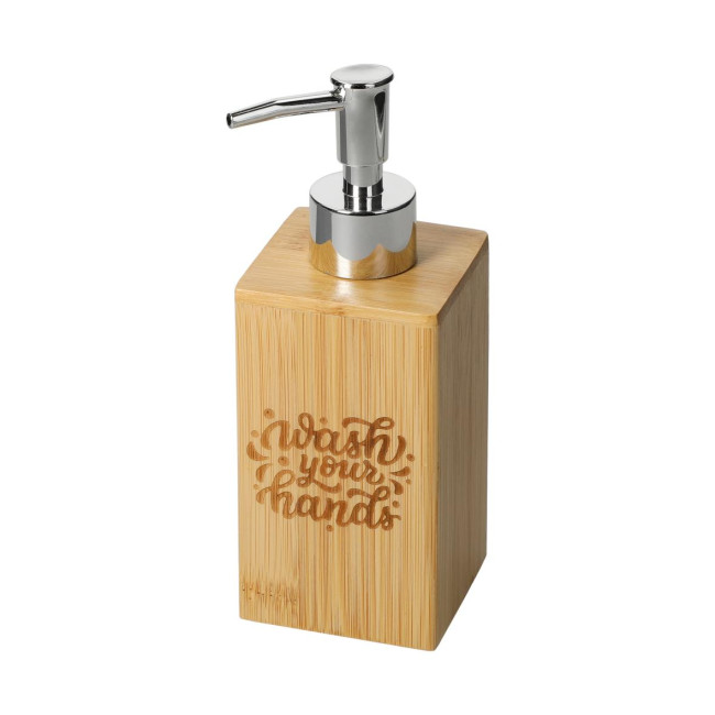 Custom Printed Bamboo Soap Dispenser 0.2L