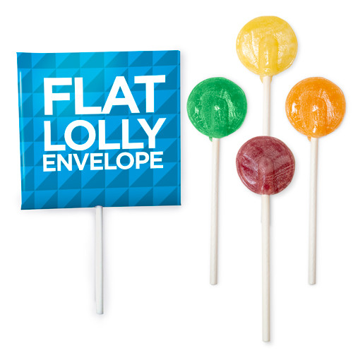 Custom Printed Flat Lollipop With Envelope - Image 2