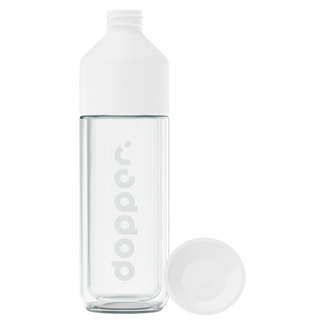 Custom Printed Dopper Glass Insulated Bottle 450ml - Image 2