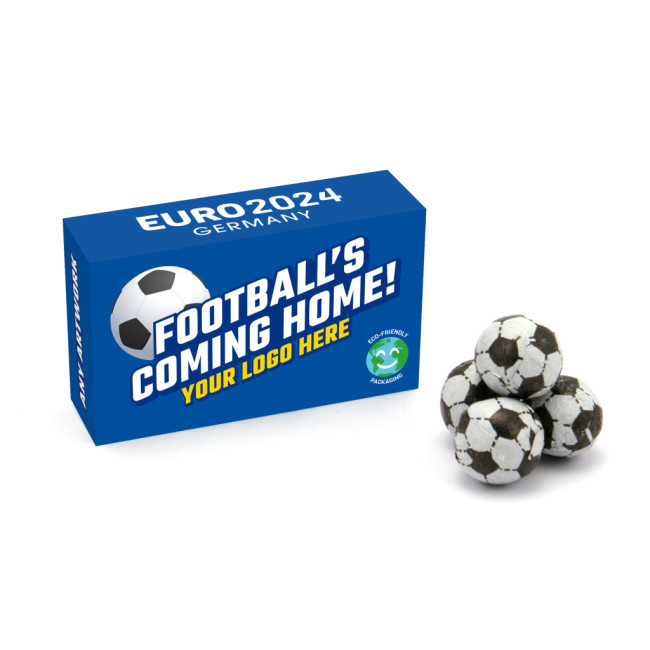 Custom Printed Eco Maxi Box Chocolate Footballs - Image 1