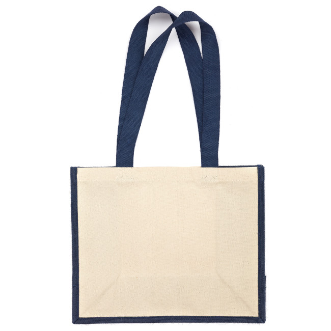 Custom Printed Henley Shopper Cotton & Jute 10oz - Image 7