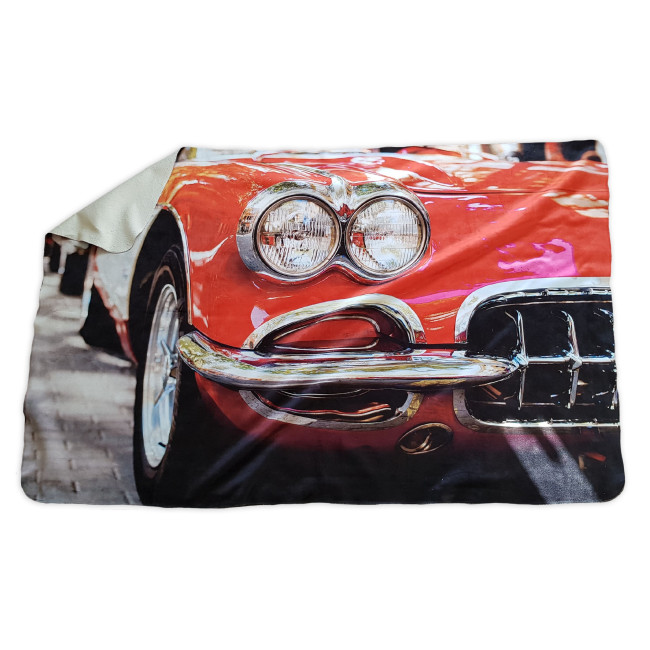 Custom Printed Eco Printed Fleece Blanket 100x150cm - Image 1