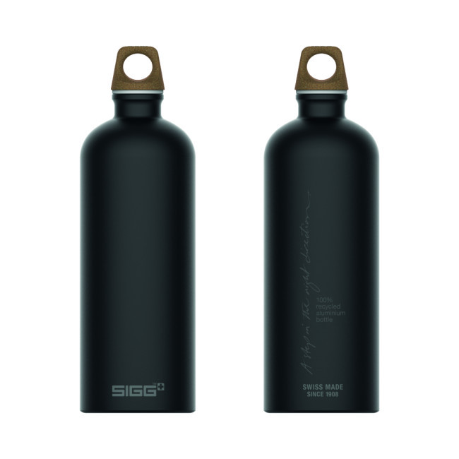 Custom Printed SIGG Traveller Bottle MyPlanet 1L Black Touch - Image 2