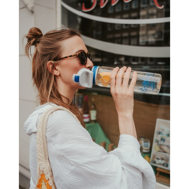 Custom Printed SIGG Total Clear Transparent One MyPlanet 0.75L Blue - Image 2