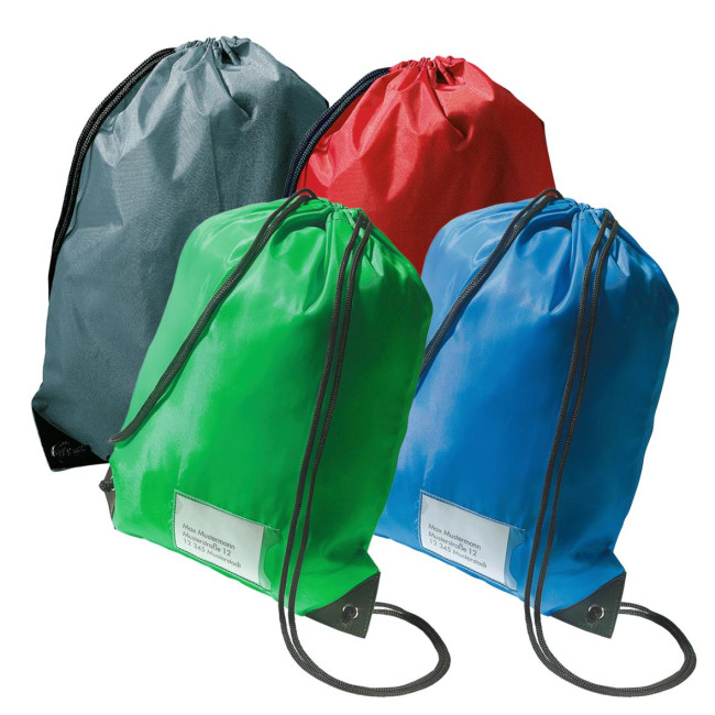 Custom Printed Sports Drawstring Bag - Image 1