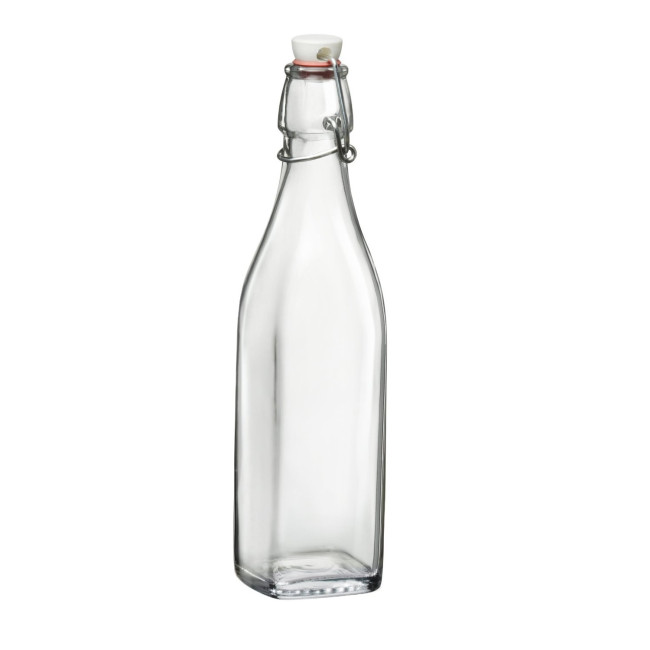 Custom Printed 1L Reusable Glass Bottle