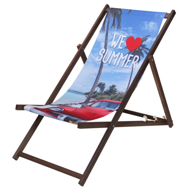 Custom Printed Chillout Beach Chair - Image 1