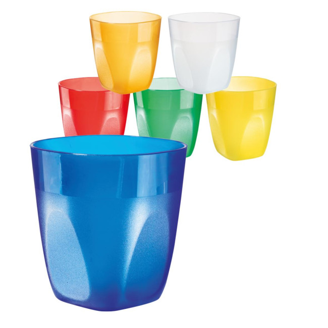 Custom Printed Mini Plastic Drinking Cup 0.2L - Image 1