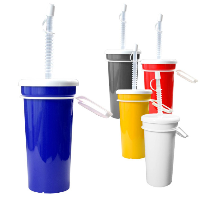 Custom Printed Take Away Drinking Cup 0.5L - Image 1