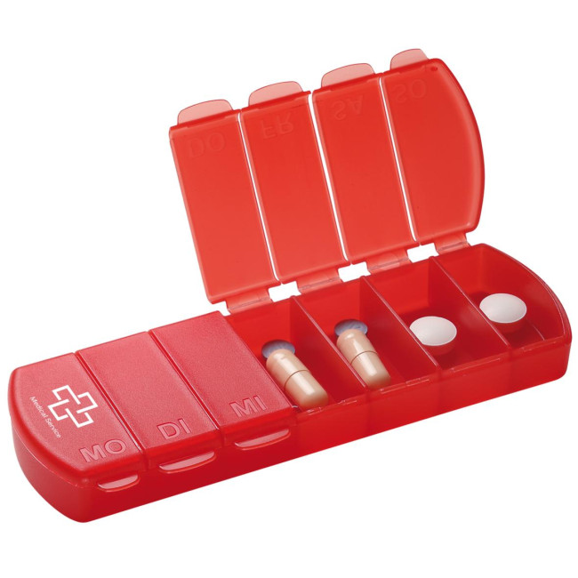 Custom Printed Seven Days Storage Pill Box - Image 1