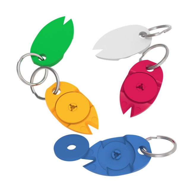 Custom Printed Key Fob Tick Map - Image 1