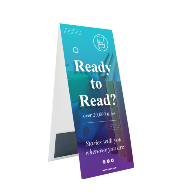 Custom Printed Magnetic Bookmark - Image 1