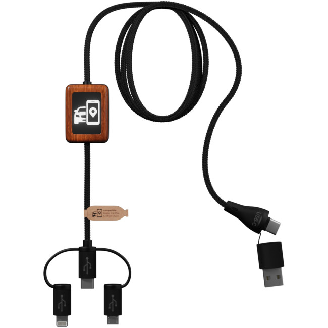 Custom Printed SCX.Design C46 5-In-1 Carplay Cable