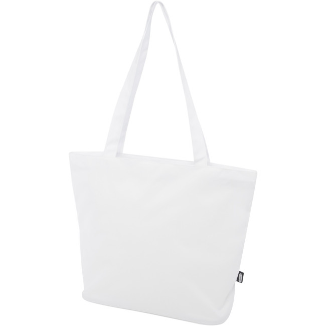 Custom Printed Panama GRS Recycled Zippered Tote Bag 20L - Image 6