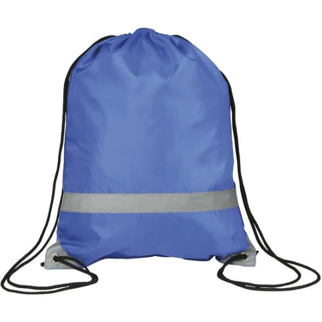 Custom Printed Knockholt Reflective Drawstring Bag - Image 2