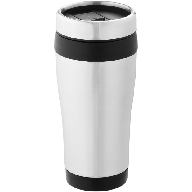 Custom Printed Elwood RCS Recycled Stainless Steel Insulated Tumbler 410ml - Image 1