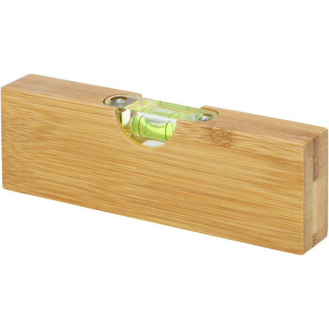 Custom Printed Flush Bamboo Spirit Level With Bottle Opener