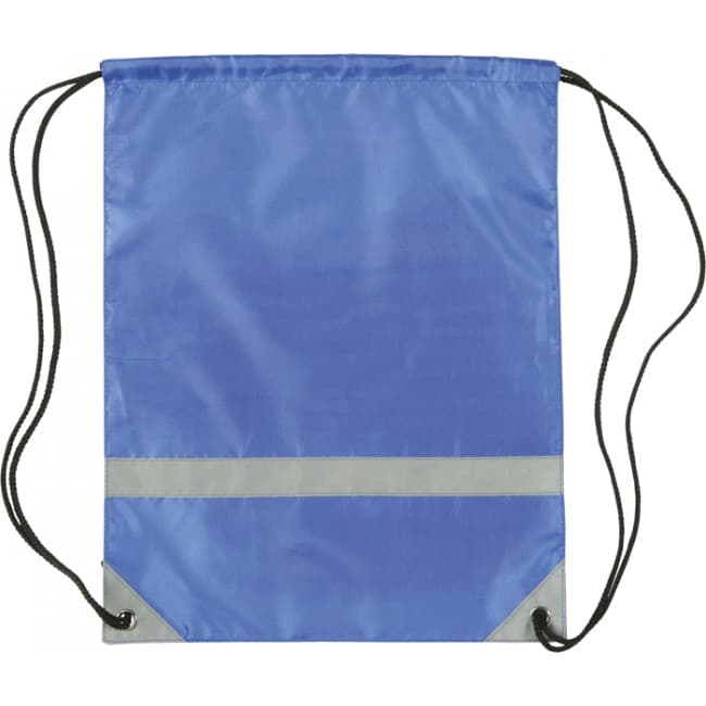 Custom Printed Knockholt Reflective Drawstring Bag - Image 1