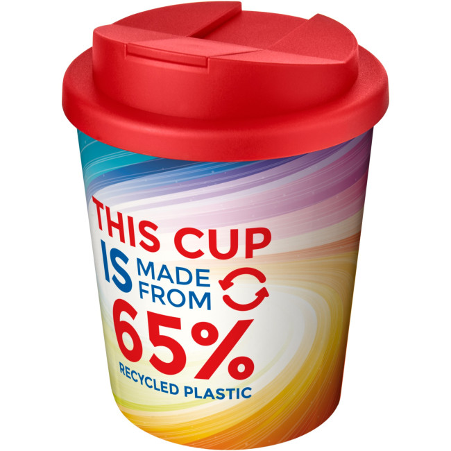 Custom Printed Brite-Americano Espresso Eco Spill-Proof Insulated Tumbler 250ml - Image 7