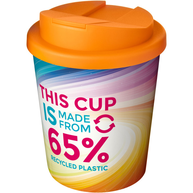 Custom Printed Brite-Americano Espresso Eco Spill-Proof Insulated Tumbler 250ml - Image 6