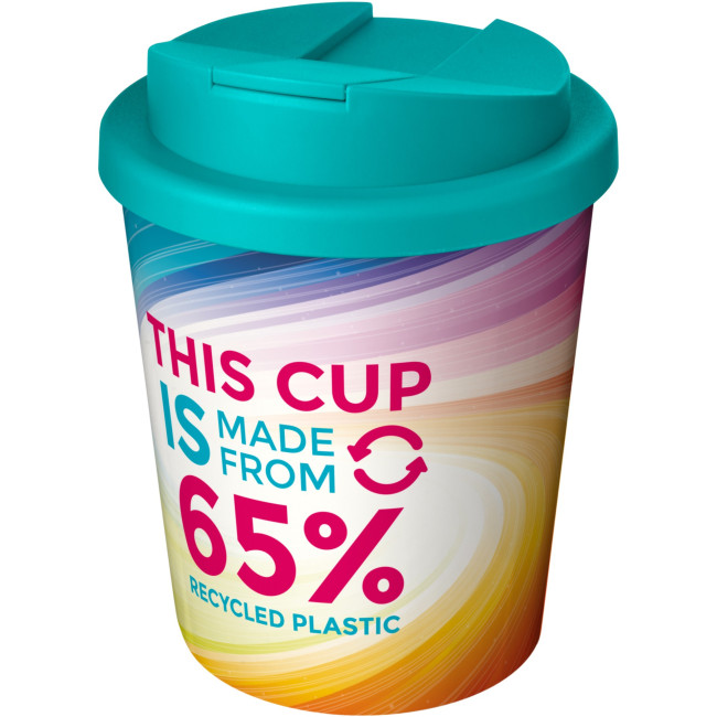 Custom Printed Brite-Americano Espresso Eco Spill-Proof Insulated Tumbler 250ml - Image 5