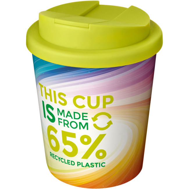 Custom Printed Brite-Americano Espresso Eco Spill-Proof Insulated Tumbler 250ml - Image 2