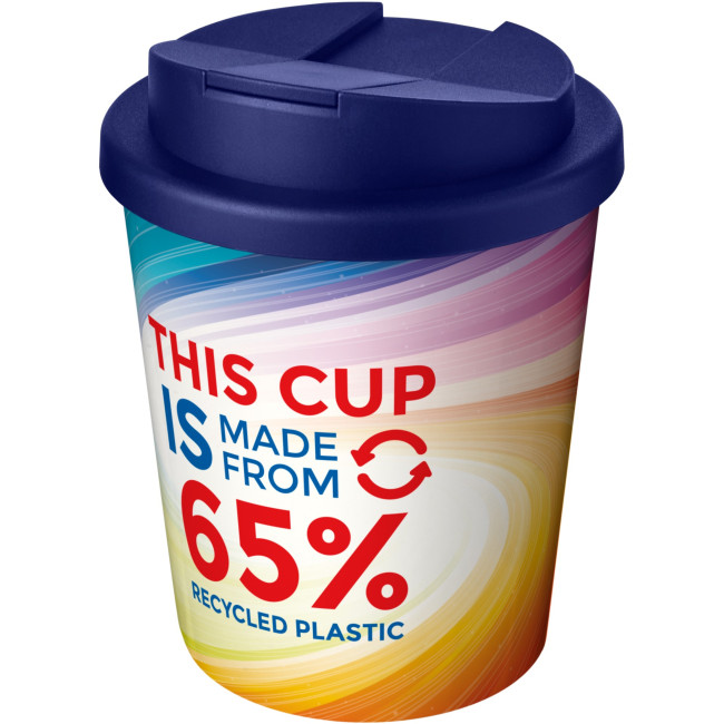 Custom Printed Brite-Americano Espresso Eco Spill-Proof Insulated Tumbler 250ml - Image 1