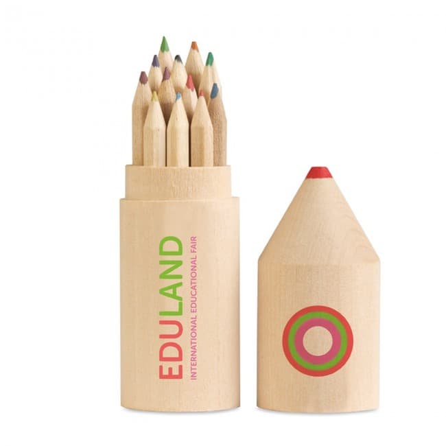 Custom Printed 12 Pencils In Wooden Box - Image 9