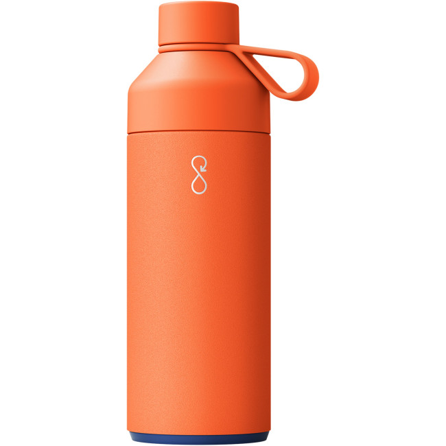 Custom Printed Big Ocean Bottle Vacuum Insulated Water Bottle 1000ml - Image 6