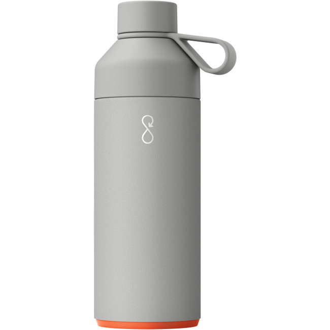 Custom Printed Big Ocean Bottle Vacuum Insulated Water Bottle 1000ml - Image 1