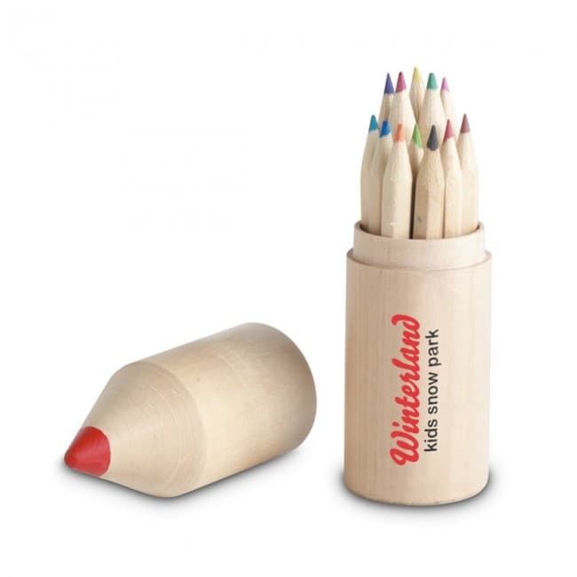 Custom Printed 12 Pencils In Wooden Box - Image 6