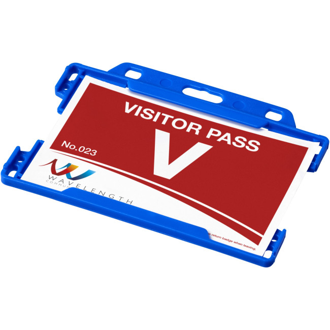 Custom Printed Vega Plastic Card Holder - Image 3