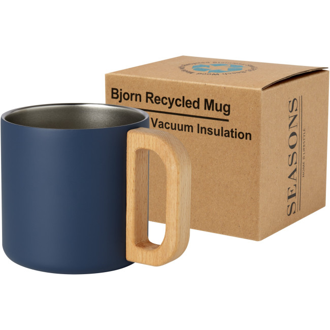 Custom Printed Bjorn 360 ml RCS Certified Recycled Stainless Steel Mug With Copper Vacuum Insulation - Image 3