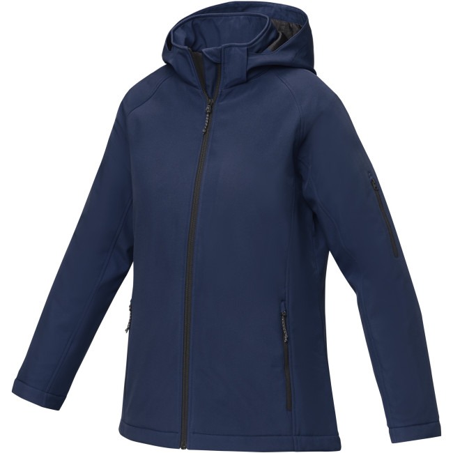 Custom Printed Notus Women's Padded Softshell Jacket - Image 3