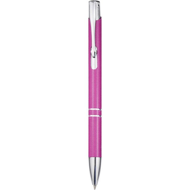 Custom Printed Moneta Recycled Aluminium Ballpoint Pen - Image 6